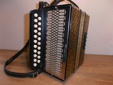 Accordéon diatonique Hohner 2915 très bon état et très peu utilisé avec housse.