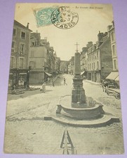 CARTE POSTALE ANCIENNE FALAISE LA GRANDE RUE TRINITÉ 1907 CALVADOS 14 CPA /B3313