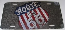 PLAQUE AUTO   USA  ROUTE 66 -