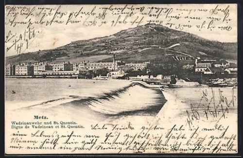 Cpa metz digue - digue, wadrinawer