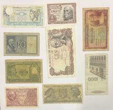 Lot 9 Billets Banque Italie