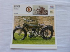 Fiche Photo Moto : RUDGE 750