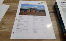 Catalogue brochure Prospectus tracteur fendt xylon 522 et 524