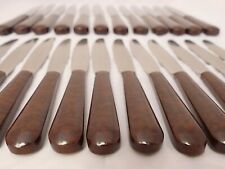 Vintage French Set knives Table Dessert ART DECO 1930 Bakelite Handles 24 pieces