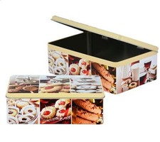 Boite à sucre métal déco Biscuits - cuisine