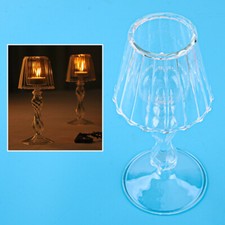 Chandelier Verre Bougie Tea Light Stand Lampe Table Décoration Mariage zo