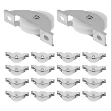 Lot de 20 roulettes pour portes coulissantes de placards penderies :