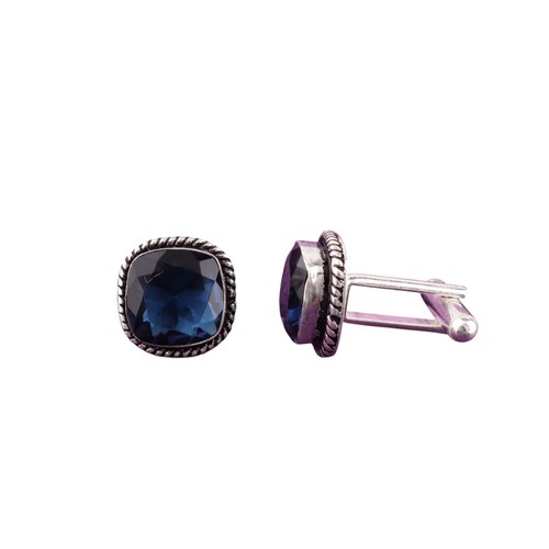 Boutons manchette argent - boutons, en