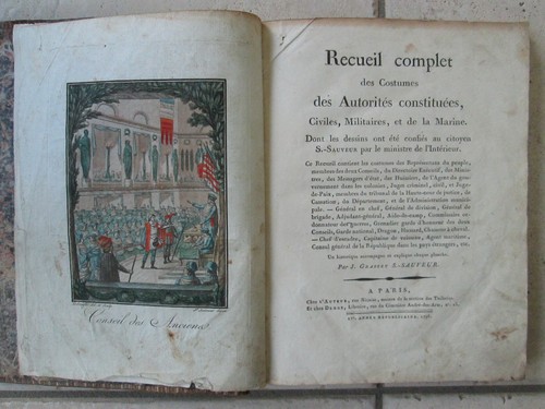 Costumes des autorites - des,