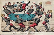 JOURNAL LE MONDE PLAISANT 1883 PAR  LAVRATE BIZUTAGE D'UN BLEU  N° 290