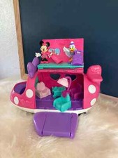 22 ⚜Jouet Le Jet L'avion De Minnie Fisher Price Disney Année 2012 Mattel Complet