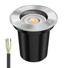 Luminaire encastré de sol BOLI pour l'extérieur IP67 acier inoxydable 108mm Ø