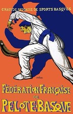 AFFICHE POSTER Pelote Basque