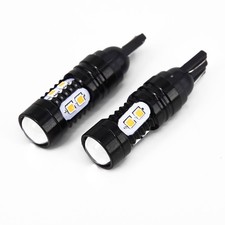 2pcs Feu de voiture Blanc