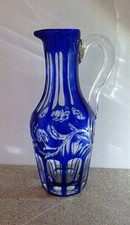 Petit Pichet Bleu Baccarat? St Louis?