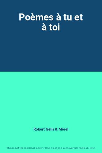 Poèmes à toi - à,