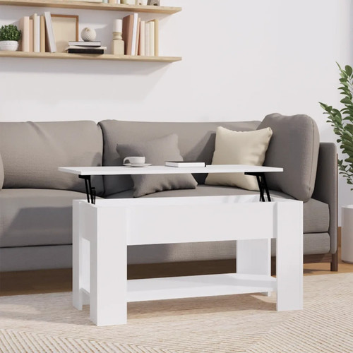 Table basse avec étagère
