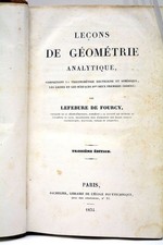 LIVRE ANCIEN LEFEBURE DE