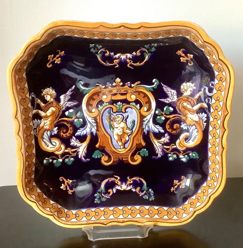 Plat creux faience gien - en, de