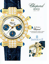 Publicité Advertising 088  1995   Boutique Chopard   montre  Imperiale