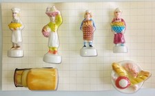 serie de 6 feves le petit mitron