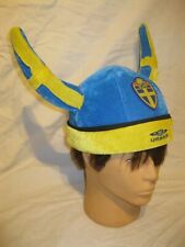 ⚽️ Ancien BONNET SUPPORTER UMBRO SWEDEN CASQUE VIKING Suède Ibrahimovic Sverige