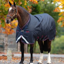 Horseware Amigo Bravo 12 XL Original Turnout Lite 0g - Bleu marine/Rouge