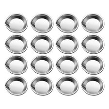  16 Pcs Plateau De Peinture En Acier Inoxydable Palette Metal Aquarelle