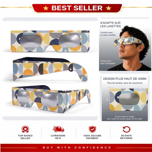 Lunettes éclipse solaire safe - solaire,