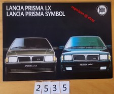 LANCIA PRISMA LX / SYMBOL Série Limitée Prospectus Fr 4 pages 1988