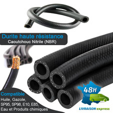 TUYAU DURITE Carburant Essence Gasoil Huile - Caoutchouc Nitrile (NBR) - 1 Mètre