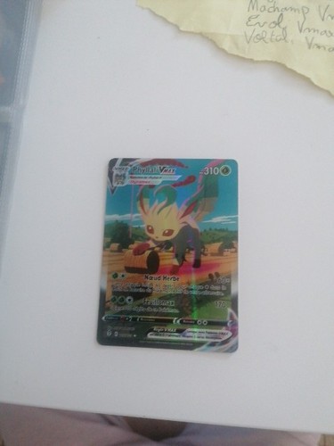 Carte pokémon phyllali - carte, vmax