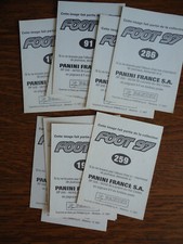 PANINI FOOT 97 STICKERS VOS