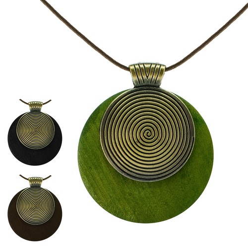 Chaîne bois collier en - de,