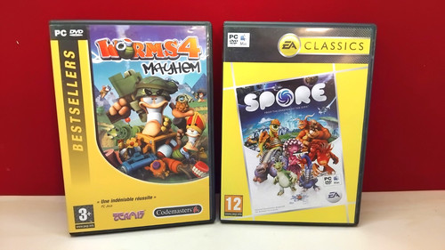 Lot jeux anciens worms - 2,