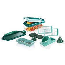 Genius A34035 Nicer Dicer Fusion Smart Vegetable Cutter Set 12-Piece Chopper wit