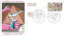1952++ FDC  ENVELOPPE   1er JOUR      MEILLEUR  OUVRIER  DE  FRANCE.