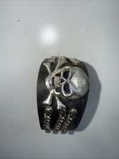 Bracelet noire Tête De Mort