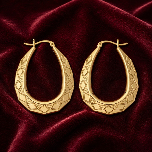 Boucles oreilles créoles - boucles, d'oreilles