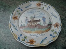 Très rare ancienne assiette