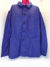 Veste bleu travail bourgeron