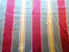 Coupon de tissus Ameublement début XXe en coton satiné  - 110 cm x 61 cm