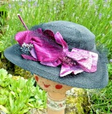 ANCIEN CHAPEAU EN PAILLE
