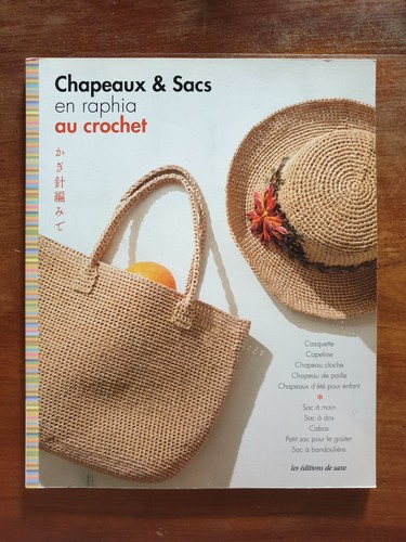 Chapeaux sacs raphia au - &, en