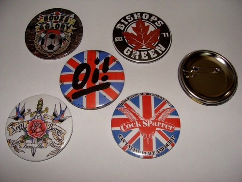 Lot badges 56mm skin punk - lot,