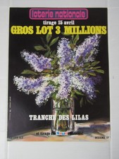 AFFICHE LOTERIE NATIONALE