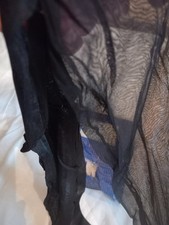 Bas Nylon Noir Couture T1/2 Vintage strumpfe calze gezoomde kousen