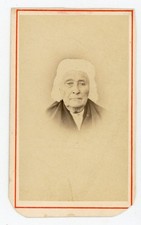 CDV PHOTO, femme âgée à la