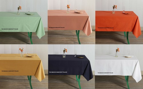 Rectangle solide nappe - nappe, table