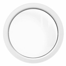 Fenêtre ronde fixe PVC blanc oeil de boeuf avec double ou triple vitage